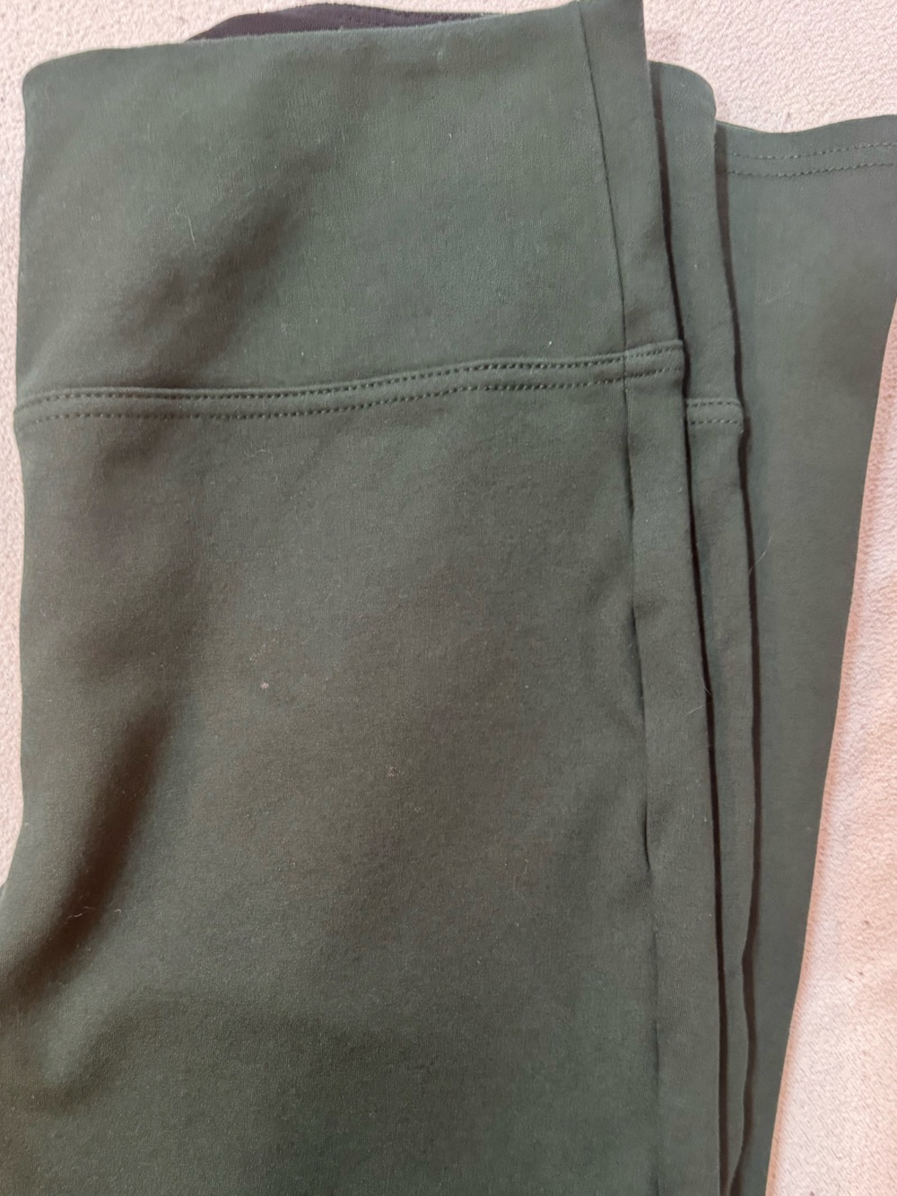 Eddie Bauer Women’s Dark Olive Hunter Green High-Rise Leggings Size Large
